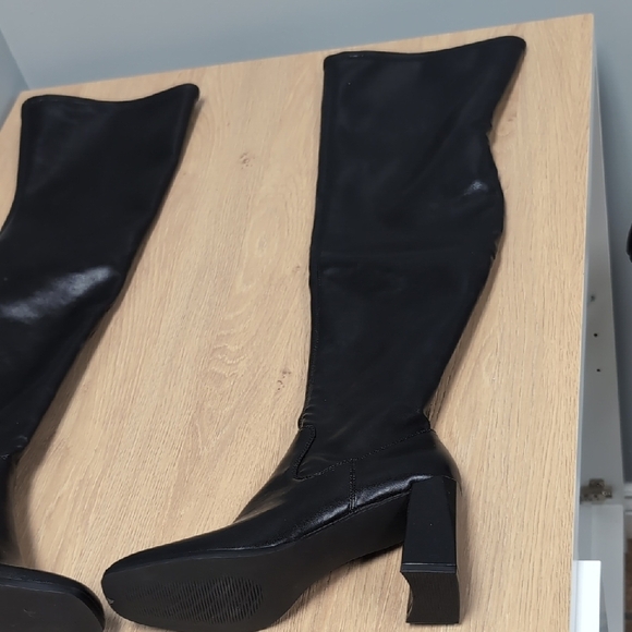 Open Edit Briar Size 6.5M Black Over-the-Knee Boots. New Without Box - Picture 4 of 16